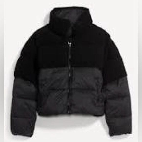 NWT! Short Sherpa-Paneled Puffer Jacket - Multiple Sizes - Picture 3 of 5